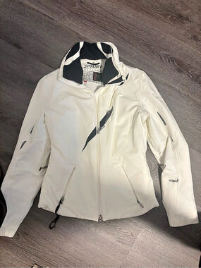 Spyder Women'Small Ski Jacket White & Black Size Small